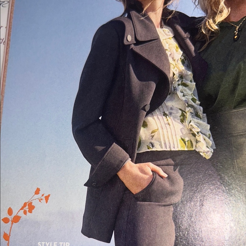 CAbi Black Blazer Tailored Suit Jacket